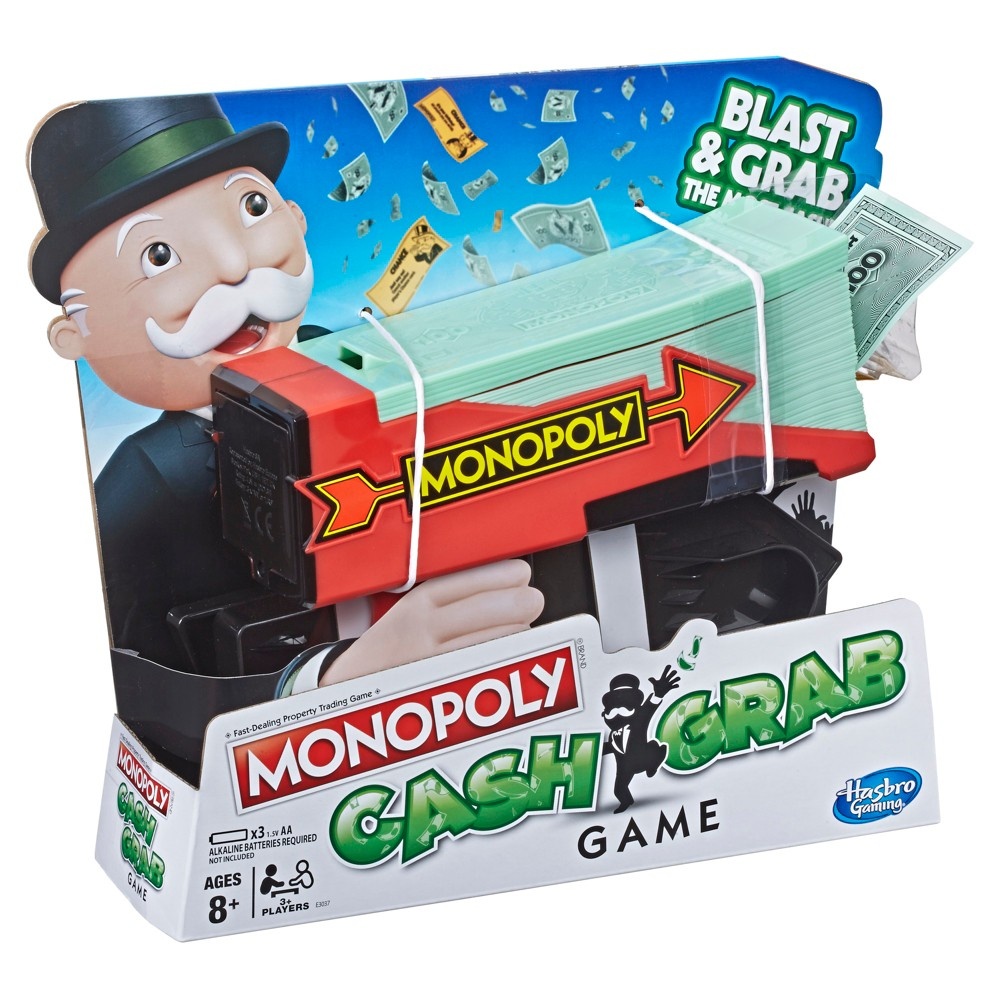 slide 3 of 3, Monopoly Cash Grab Game, 1 ct