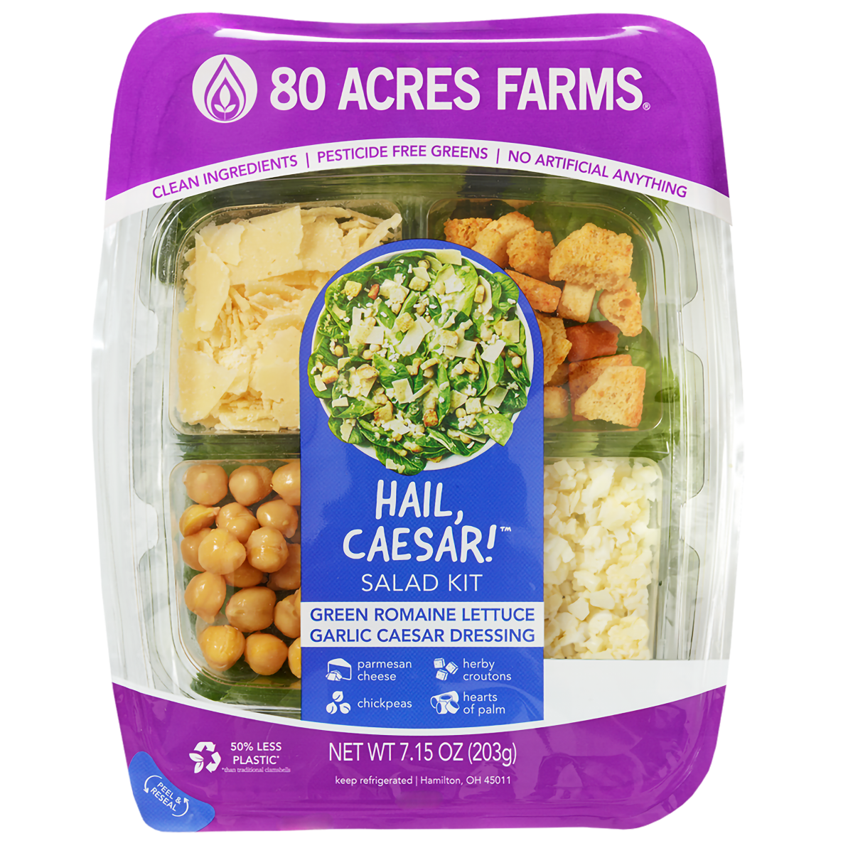 slide 1 of 2, 80 Acres Farms® Hail Caesar™ Salad Kit, 5.2 oz
