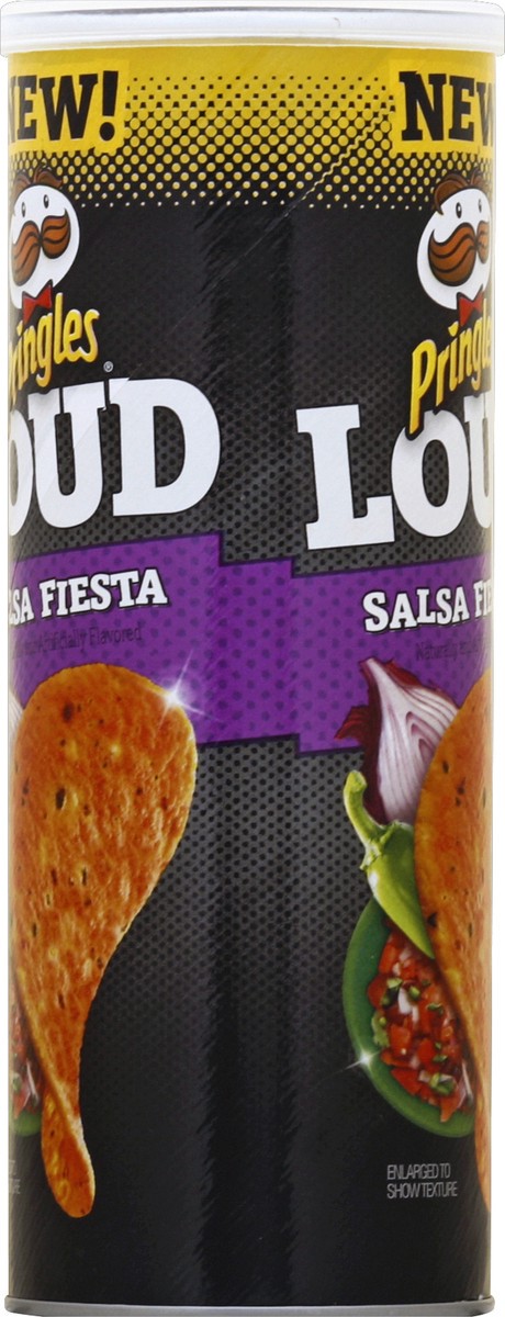 slide 3 of 6, Pringles Loud Salsa Fiesta Grain and Vegetable Crisps, 5.4 oz