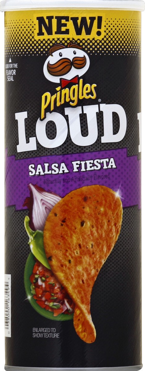 slide 6 of 6, Pringles Loud Salsa Fiesta Grain and Vegetable Crisps, 5.4 oz