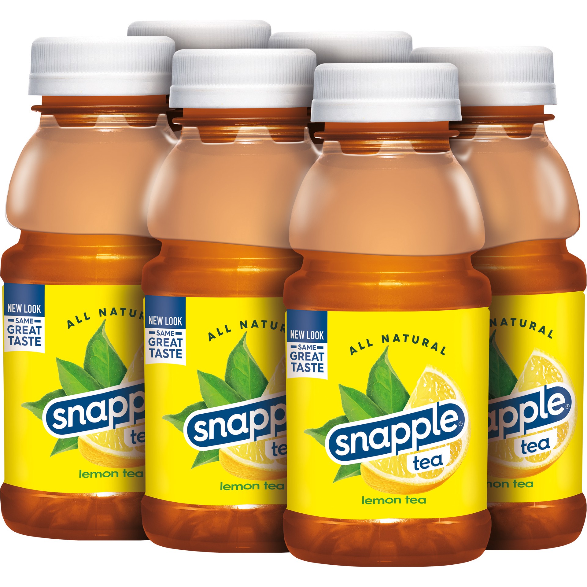 slide 2 of 5, Snapple Lemon Tea, 8 fl oz bottles, 6 pack, 6 ct