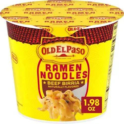 Old El Paso Beef Birria Flavor Ramen Noodles Soup Cup