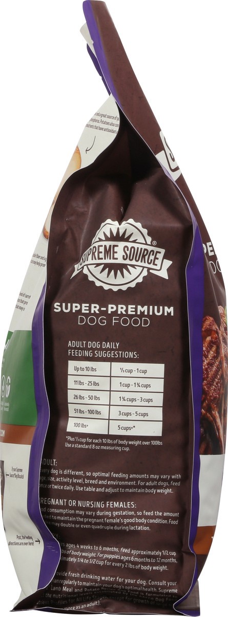 slide 8 of 14, Supreme Source Super-Premium Lamb Meal and Potato Recipe Dog Food 5 lb, 5 lb
