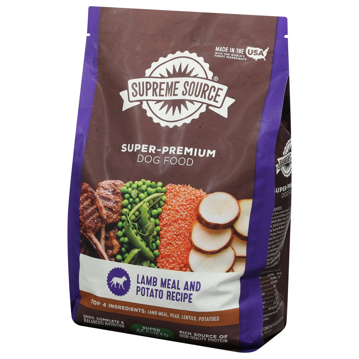 slide 12 of 14, Supreme Source Super-Premium Lamb Meal and Potato Recipe Dog Food 5 lb, 5 lb