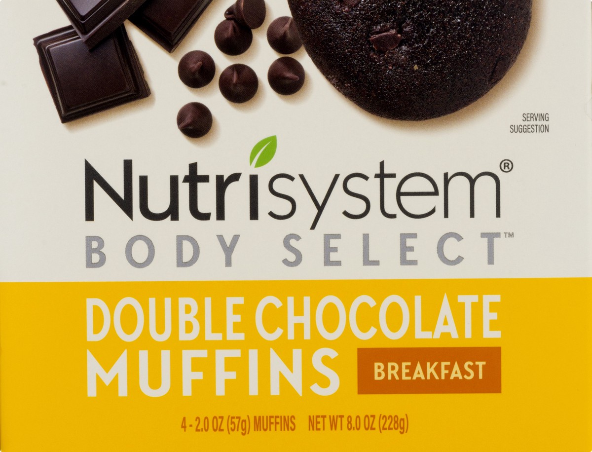 slide 7 of 12, Nutrisystem Body Select Breakfast Double Chocolate Muffins 4 ea, 4 ct