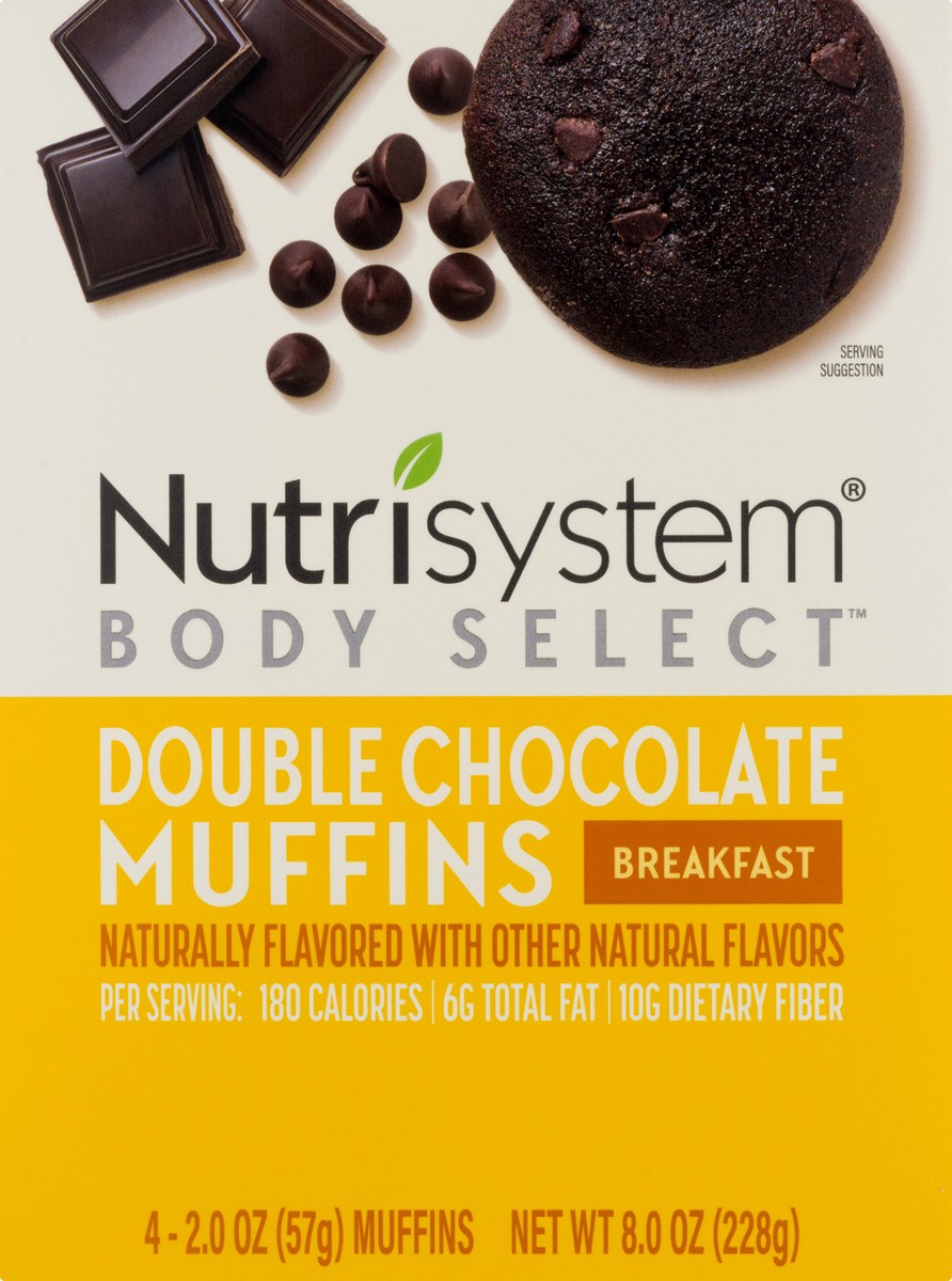 slide 10 of 12, Nutrisystem Body Select Breakfast Double Chocolate Muffins 4 ea, 4 ct