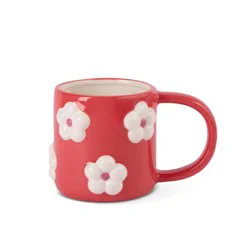 Core Home Bubble Flower Mug - Pink