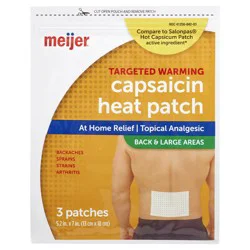 Meijer Capsaicin Heat Patch