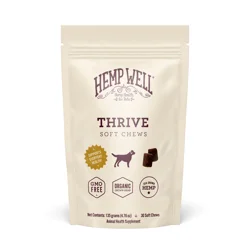 Hemp Well Thrive Soft Dog Chews, 30 ct