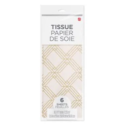 American Greetings Wedding & Engagement Tissue Paper, 6 ct