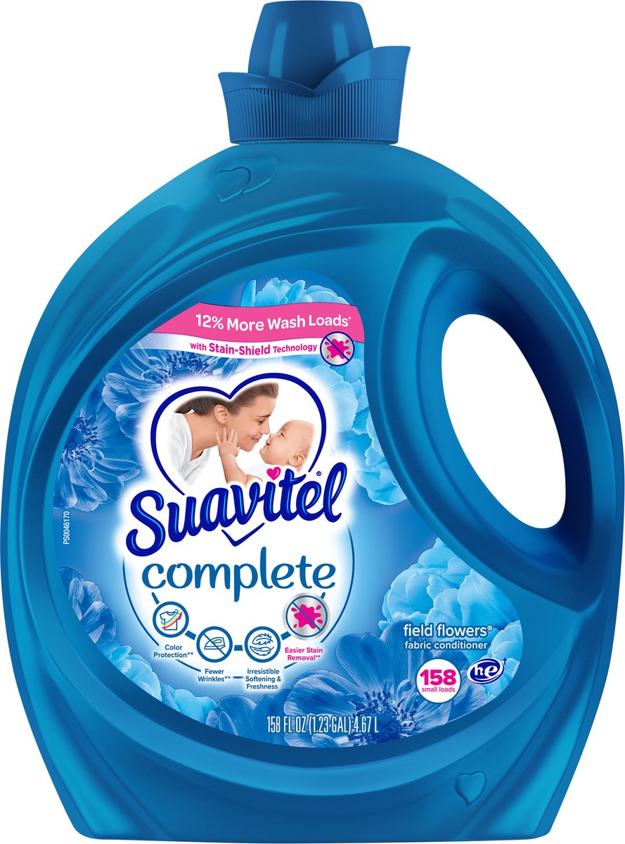 slide 8 of 12, Suavitel Complete Fabric Conditioner, Field Flowers, 158 Oz., 158 fl oz