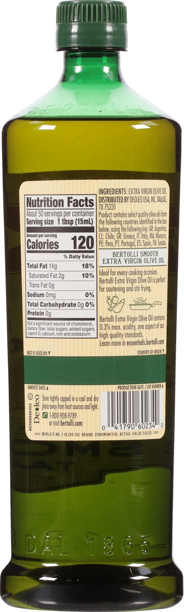 slide 3 of 13, Bertolli Smooth Taste Extra Virgin Olive Oil 25.36 fl oz, 25.36 fl oz