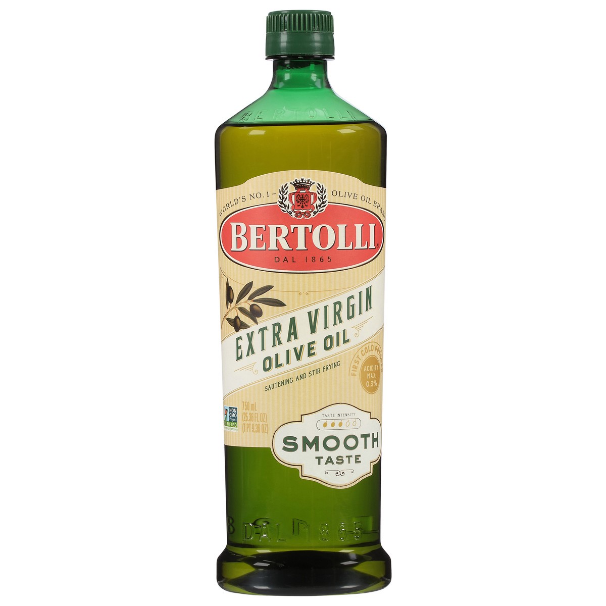 slide 12 of 13, Bertolli Smooth Taste Extra Virgin Olive Oil 25.36 fl oz, 25.36 fl oz