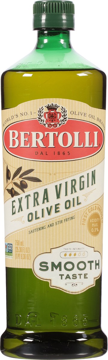 slide 10 of 13, Bertolli Smooth Taste Extra Virgin Olive Oil 25.36 fl oz, 25.36 fl oz
