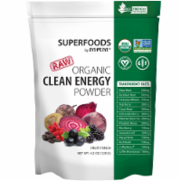 slide 1 of 1, MRM Raw Organic Clean Energy Powder, 4.2 oz