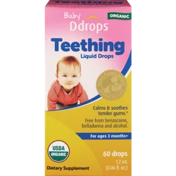 Baby Ddrops Teething Liquid Drops