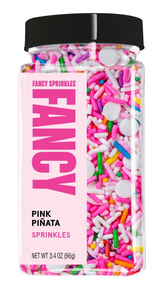slide 2 of 2, Fancy Sprinkles Pink Pinata Sprinkles, 3.4 oz