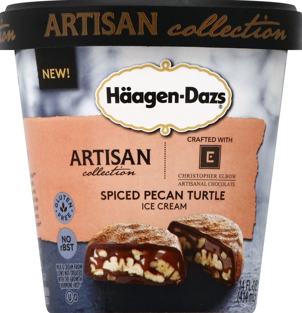 slide 3 of 3, Häagen-Dazs Spiced Pecan Turtle Ice Cream, 14 oz