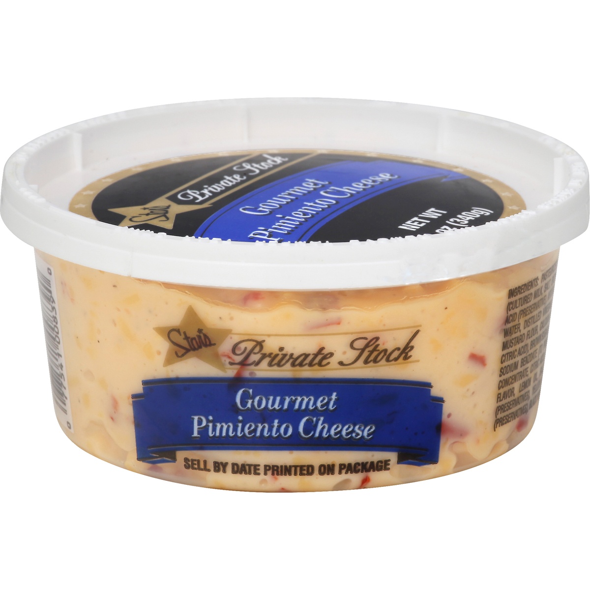 slide 1 of 1, Star's Private Stock Pimiento Cheese Gourmet, 12 oz