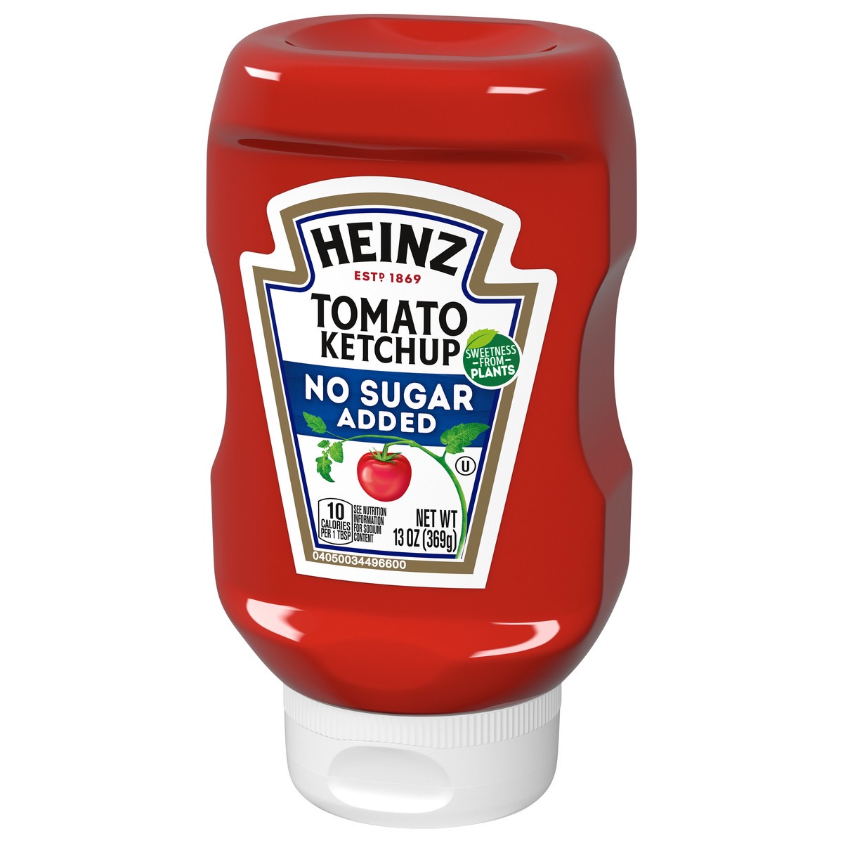 slide 3 of 9, Heinz Tomato Ketchup with No Sugar Added, 13 oz Bottle, 13 oz