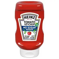 Heinz Tomato Ketchup with No Sugar Added, 13 oz Bottle