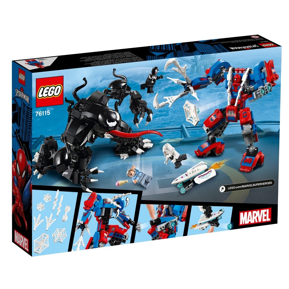 slide 3 of 6, LEGO Super Heroes Marvel Spider Mech Vs. Venom, 1 ct