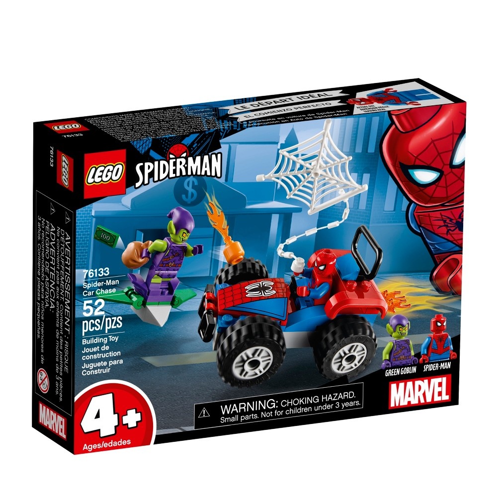 slide 3 of 6, LEGO Super Heroes Marvel Spider-Man Car Chase, 1 ct