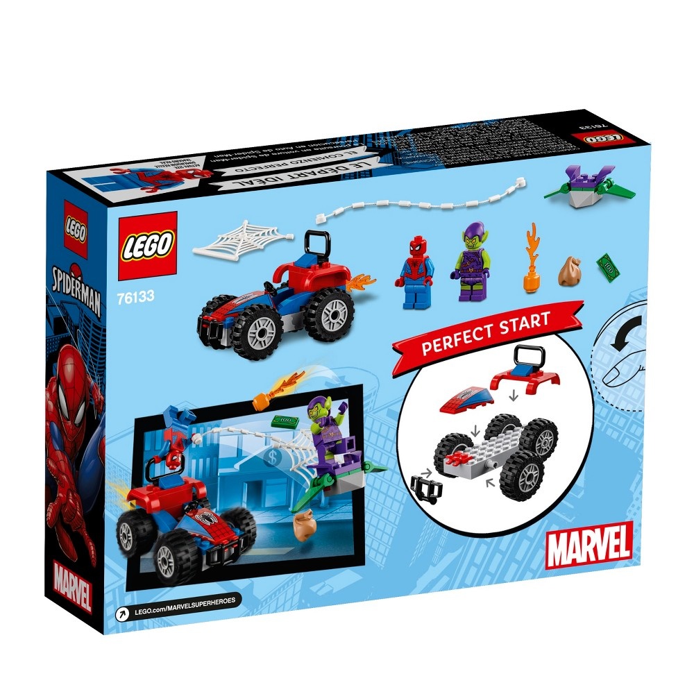 slide 4 of 6, LEGO Super Heroes Marvel Spider-Man Car Chase, 1 ct