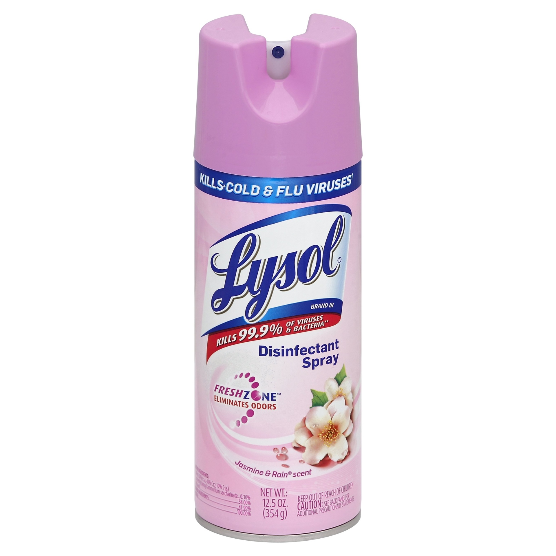 slide 1 of 2, Lysol Jasmine & Rain Disinfectant Spray, 12.5 oz