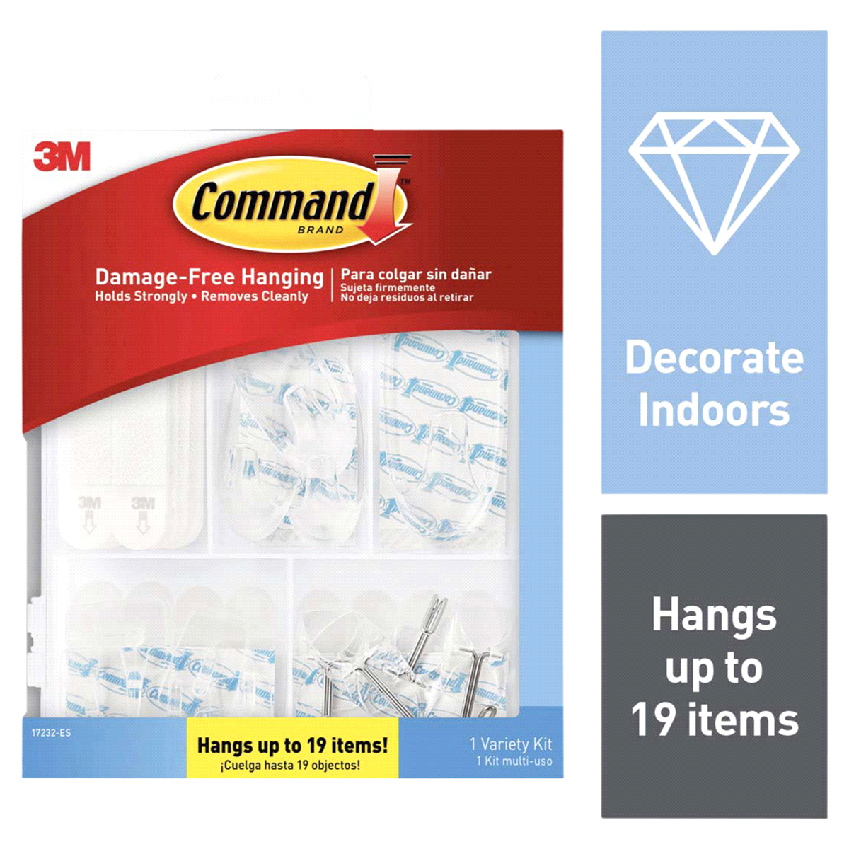 slide 1 of 1, Command Clear Variety Kit, 53 ct