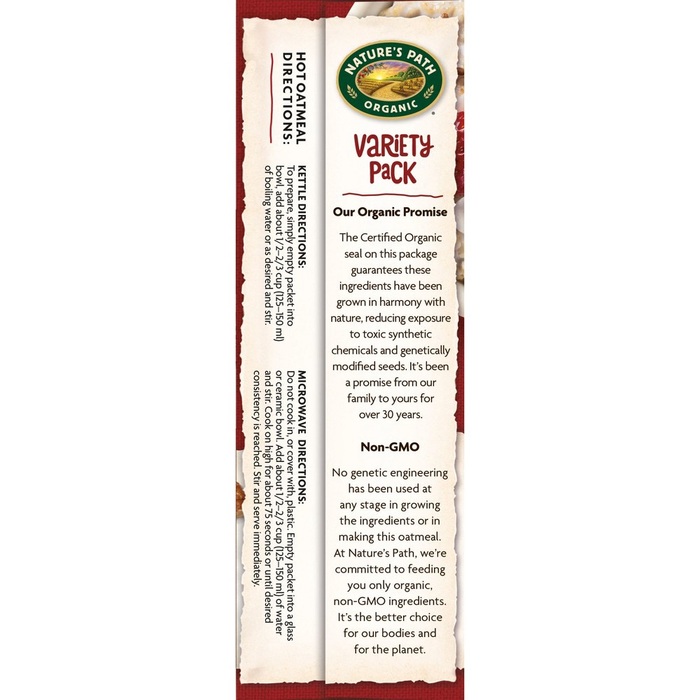 slide 2 of 4, Nature's Path Organic Variety Oatmeal - 14 oz, 14 oz
