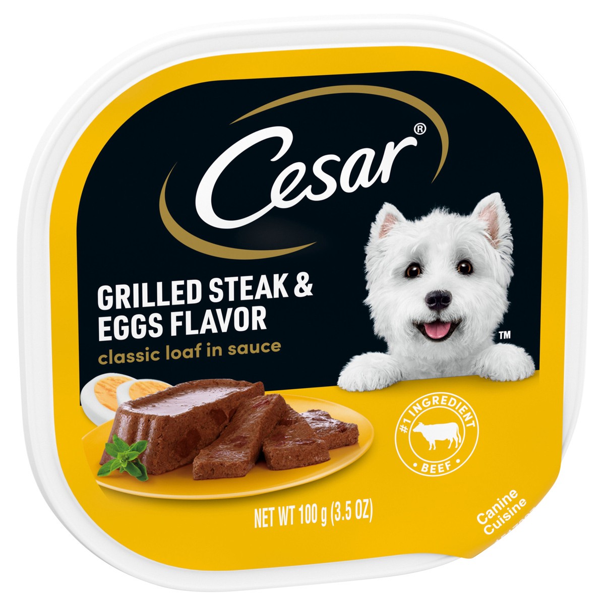 slide 4 of 9, Cesar Sunrise Steak & Eggs Can Dog Food - 3.5 Oz., 3.5 oz