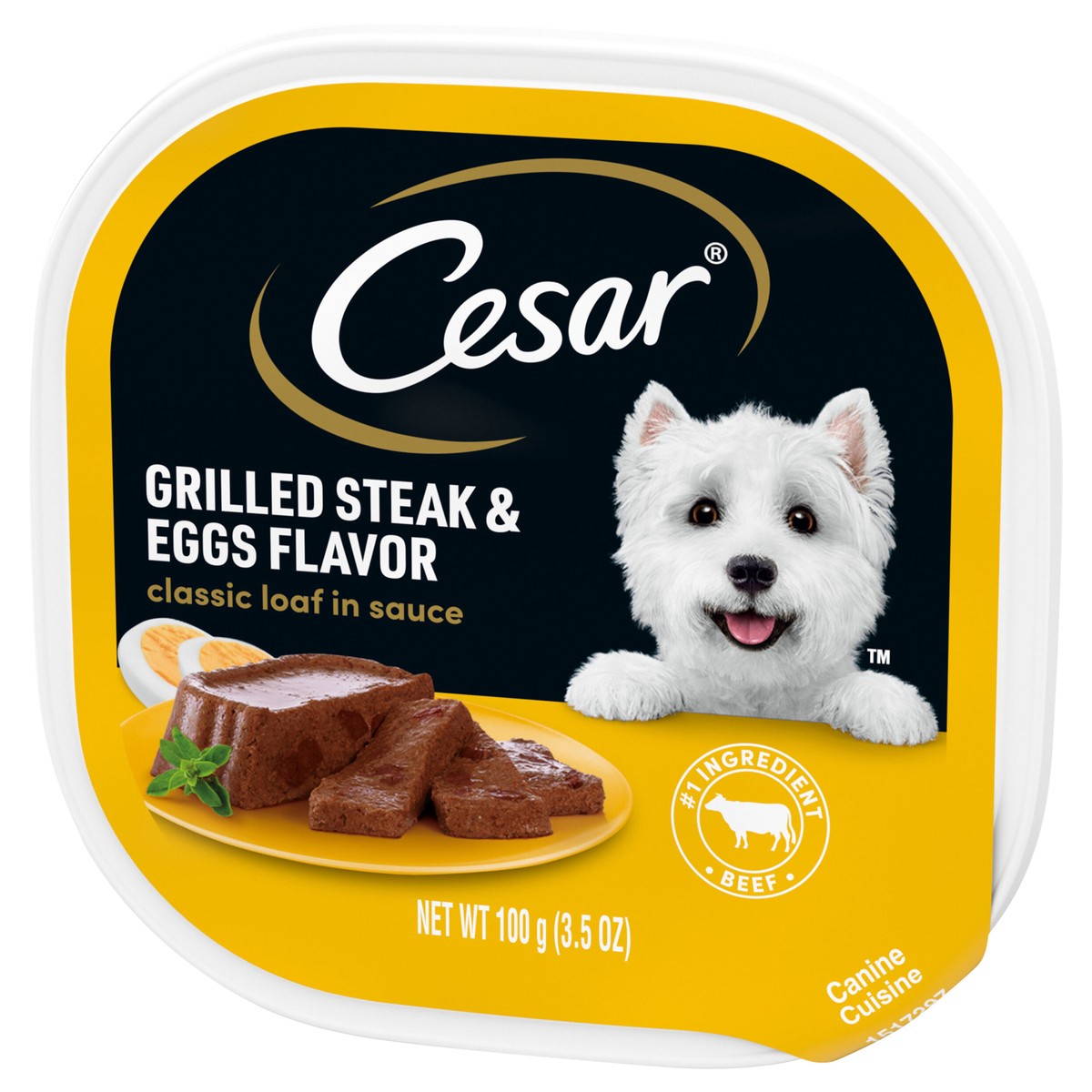 slide 2 of 9, Cesar Sunrise Steak & Eggs Can Dog Food - 3.5 Oz., 3.5 oz