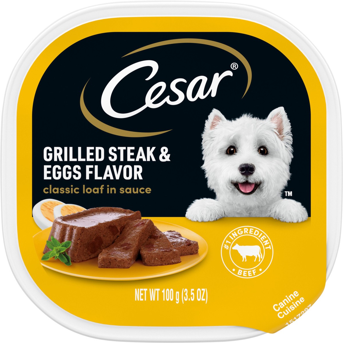 slide 7 of 9, Cesar Sunrise Steak & Eggs Can Dog Food - 3.5 Oz., 3.5 oz