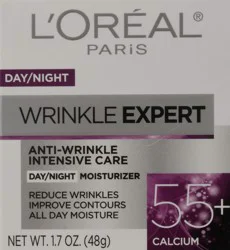 L''Oreal Wrinkle Expert 55+ Calcium Day/Night Moisturizer 1.7 oz