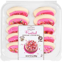 Our Specialty Go Texan Pink Frosted Sugar Cookies 12-13.5 oz. Containers