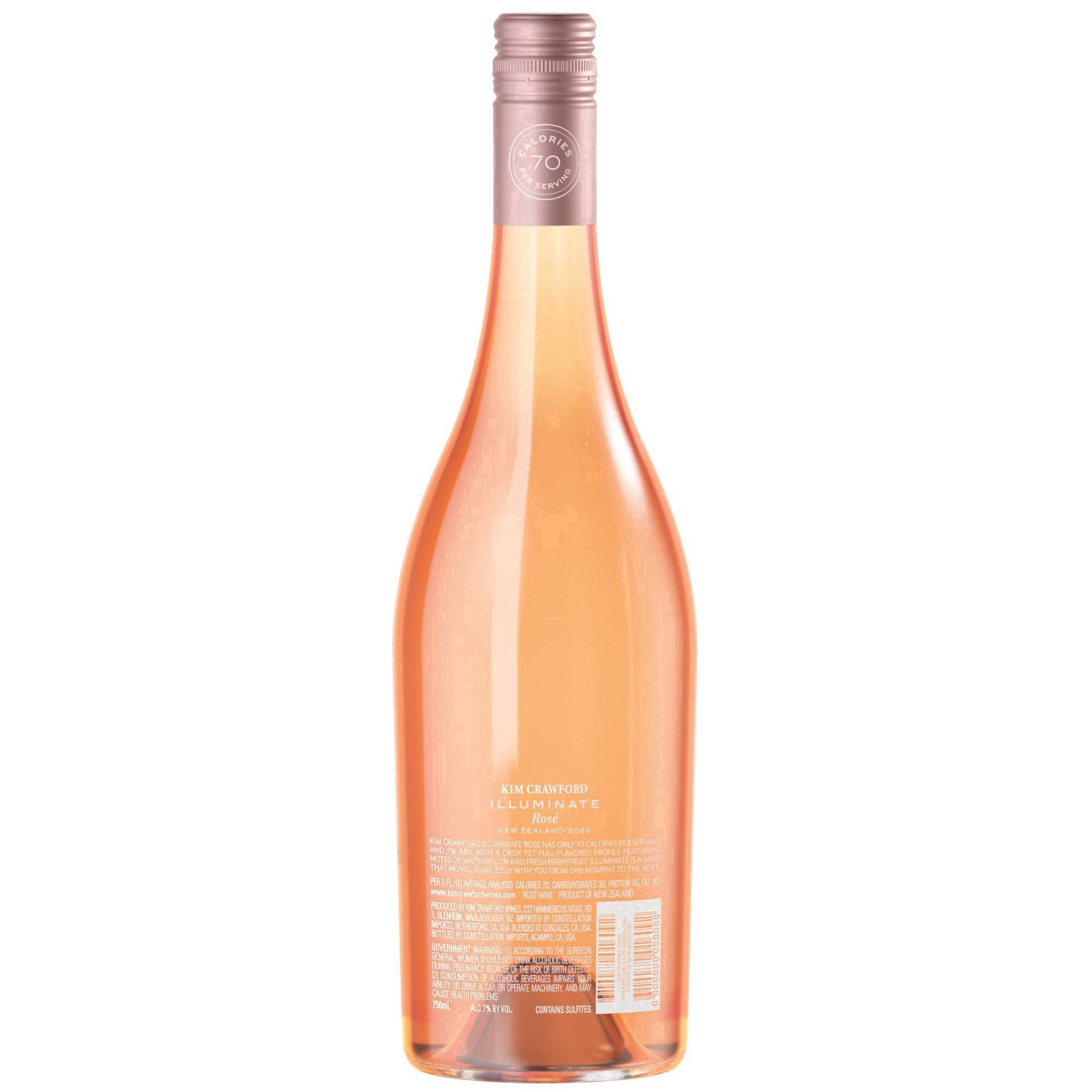 slide 10 of 25, Kim Crawford Illuminate New Zealand Rose Wine, 750 mL Bottle, 25.36 fl oz