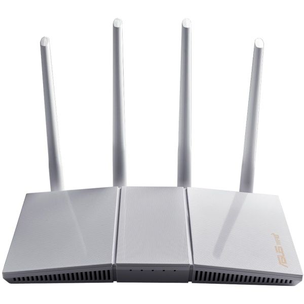 slide 1 of 4, ASUS Rt-Ax55 Ax1800 Dual-Band Wifi-6 Gigabit Router, White, 1 ct