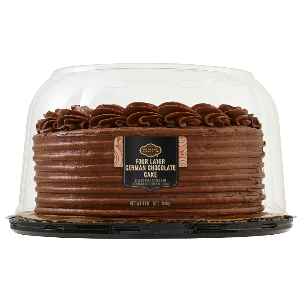 slide 2 of 4, Private Selection® Four Layer German Chocolate Cake, 65 oz