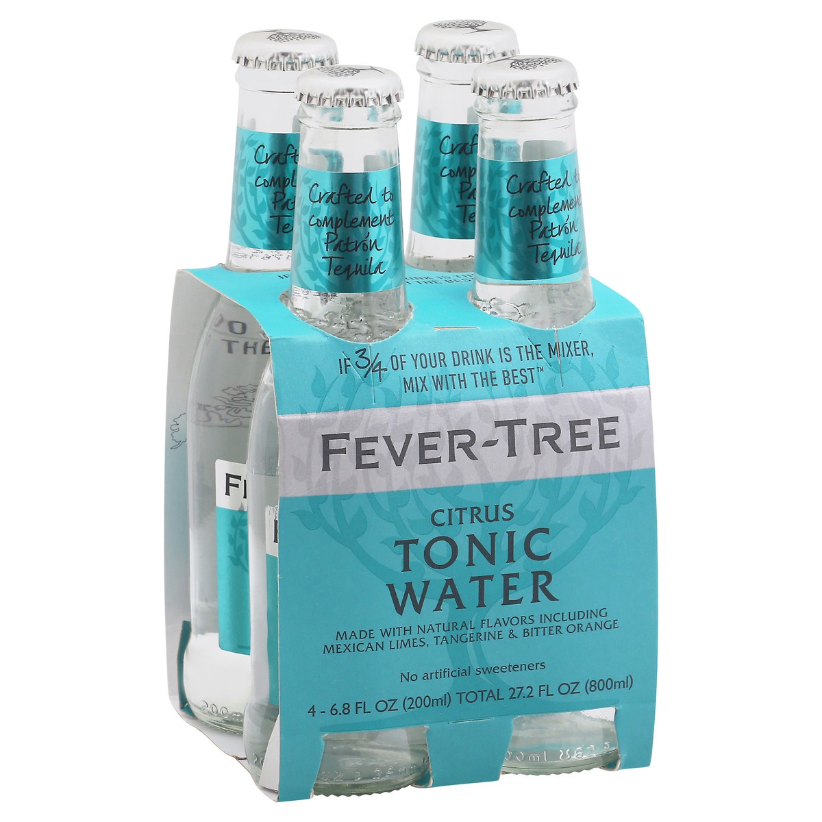 slide 2 of 9, Fever-Tree Citrus Tonic Water - 4 ct; 6.8 oz, 4 ct; 6.8 fl oz