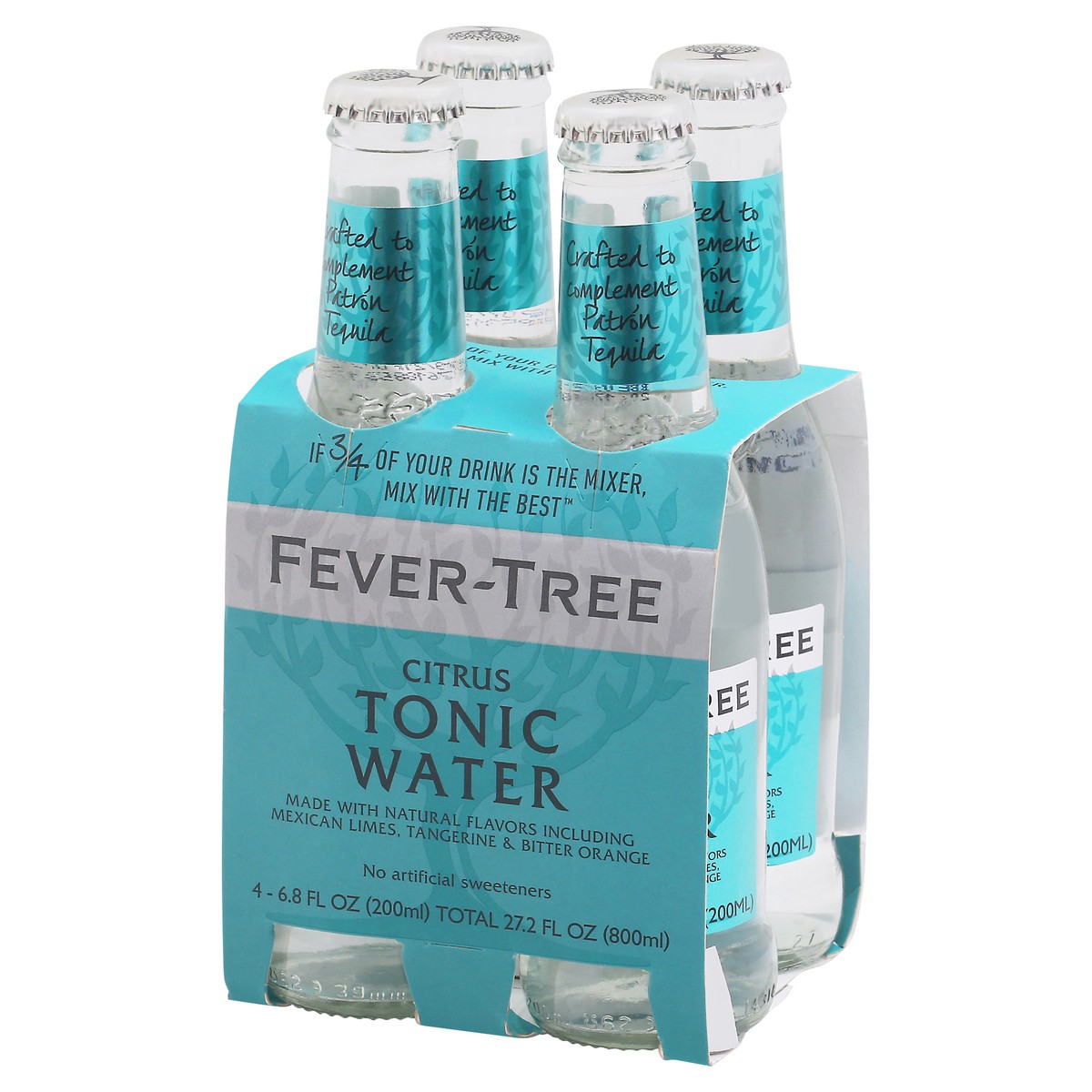 slide 7 of 9, Fever-Tree Citrus Tonic Water - 4 ct; 6.8 oz, 4 ct; 6.8 fl oz