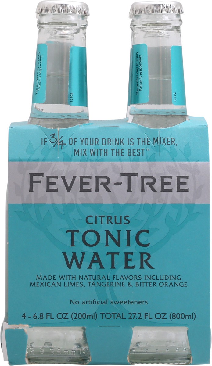 slide 9 of 9, Fever-Tree Citrus Tonic Water - 4 ct; 6.8 oz, 4 ct; 6.8 fl oz