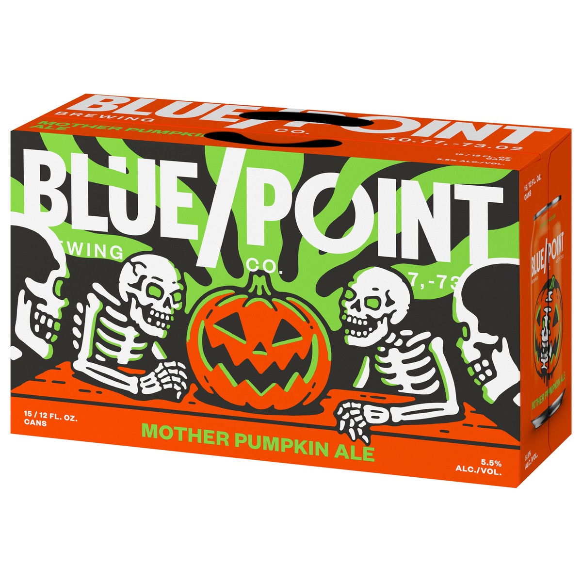 slide 8 of 9, Blue Point Brewing Co. Mother Pumpkin Ale Beer 15 - 12 fl oz Cans, 12 oz