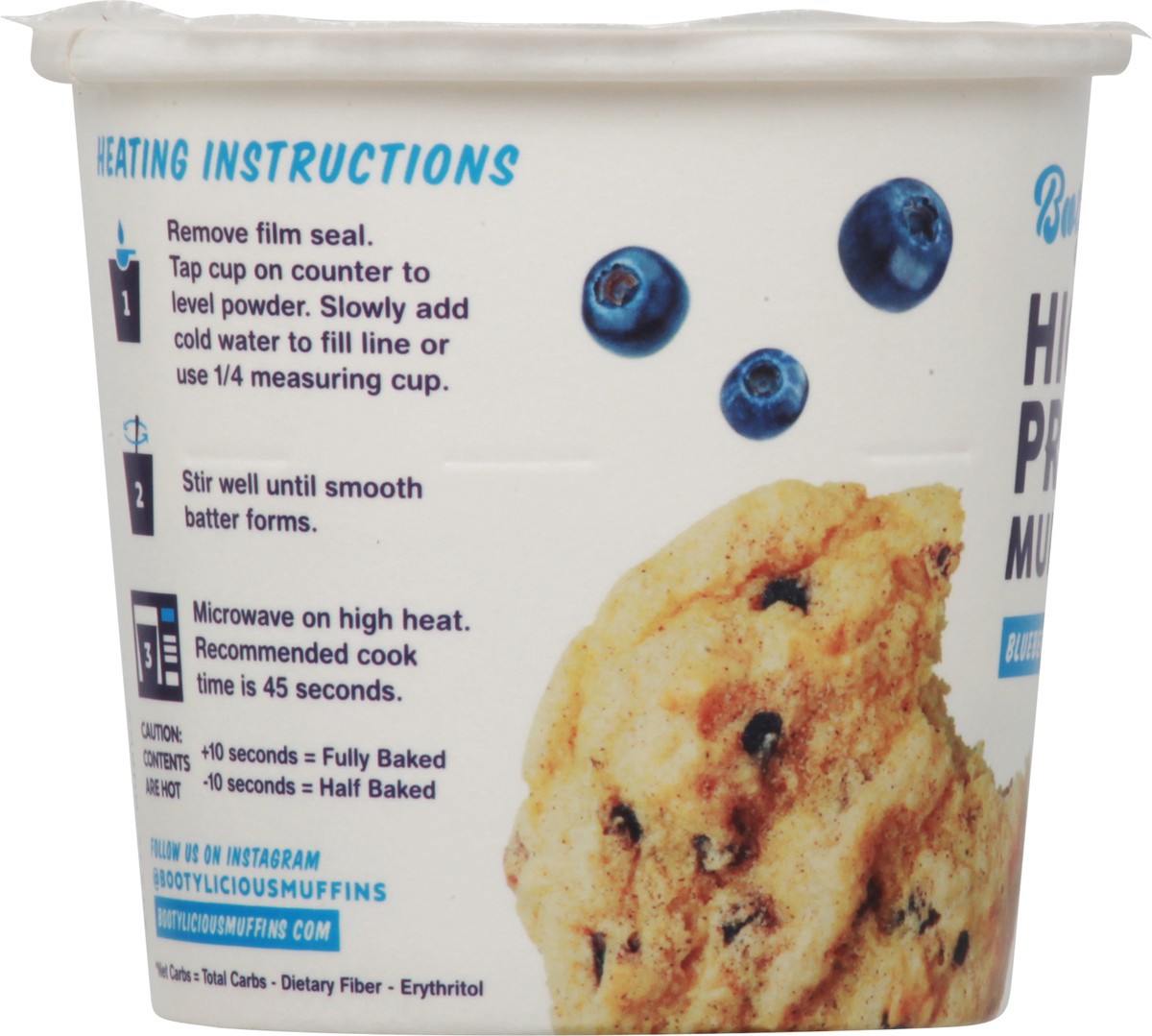 slide 2 of 13, Bootylicious High Protein Blueberry Muffin 2.05 oz, 2.05 oz