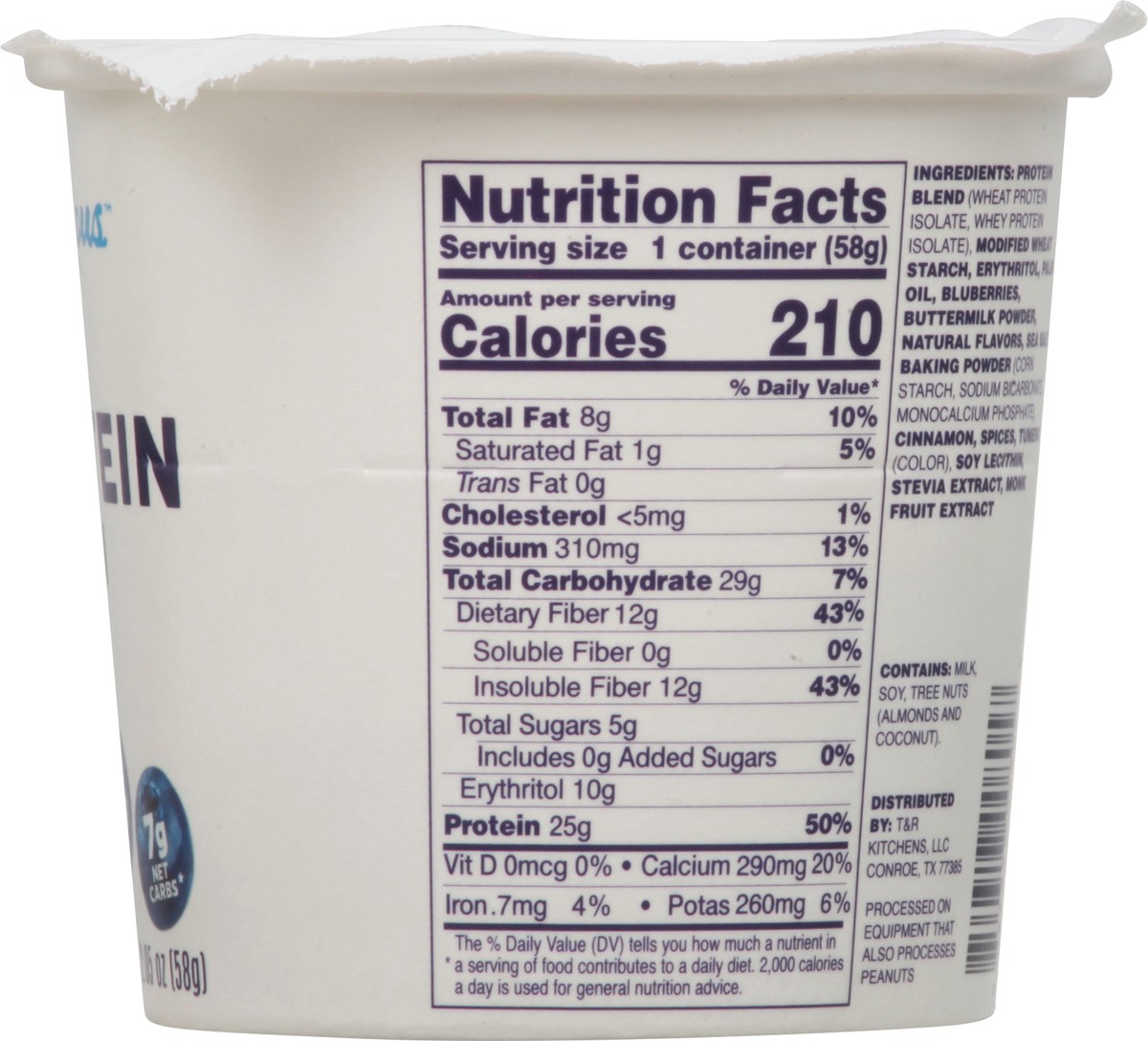 slide 9 of 13, Bootylicious High Protein Blueberry Muffin 2.05 oz, 2.05 oz