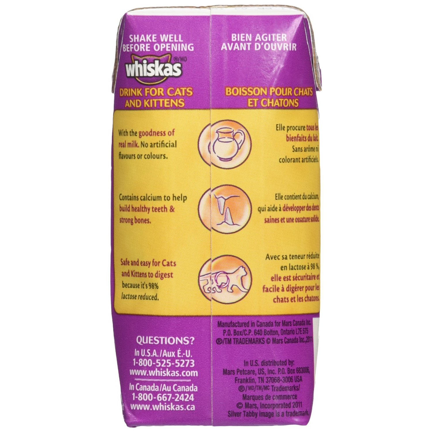 slide 2 of 4, WHISKAS CATMILK PLUS Drink for Cats and Kittens, 6 oz