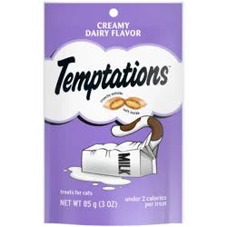 Temptations Creamy Dairy Flavor Treats for Cats 3 oz