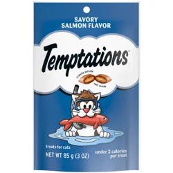 Temptations Savory Salmon Flavor Treats for Cats 3 oz