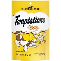 Temptations Tasty Chicken Flavour Cat Treats 85 g