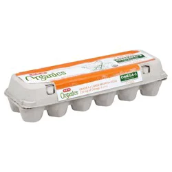 H-E-B Organics Grade A Omega-3 Cage-Free Large Brown Eggs